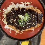 ちよ志手打うどん - みそカツ丼670円