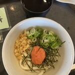ちよ志手打うどん - 明太子バター小420円