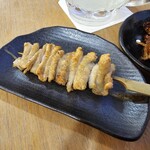 やきとり直 - 桜姫鶏の鶏皮