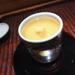 四間道 とりう - 新物このわた入、すっぽん茶碗蒸し
