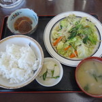 富士食堂 - 野菜炒め定食