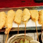 でんがく･季節料理 おかじま - 串揚げ定食