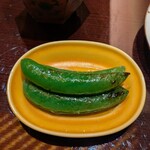 焼き鳥 こと - 愛知県産スナップエンドウ(スナップエメラルド)