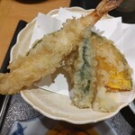 しゃぶしゃぶ・日本料理 木曽路 - 天ぷら 海老 ししとう カボチャ