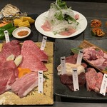 まる良炭火焼肉 - 90分飲み放題付きまる良コース（１月限定）