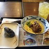 MARUGAME SEIMEN - 料理写真:肉釜うどんとおにぎり
