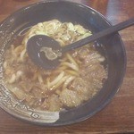 焼肉ホルモン 龍の巣 - かすうどん６４０円（税込）