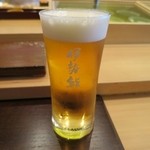 Isezushi - 生ビール（サッポロクラシック）