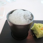 ハインツ・ベック - きのこのスープ、タイムの泡