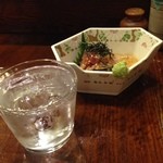 藤よし - 安納芋の焼酎にごま鯖を追加