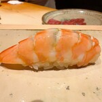 みつい - 赤足海老。繊維がシャクシャク、香りも旨みもタップリ！