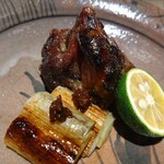 四間道 とりう - 焼いたすっぽん。命を頂く、エネルギーを頂く。感動。