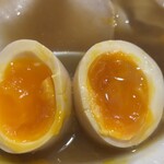 らあめん サンド - 味玉