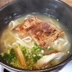 風遊斎 - お肉柔らかソーキそばです（２０１４年１１月）。