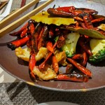 Chinese Restaurant 晴華 - スタンダードコ　烏賊と野菜のトウガラシ山椒炒め