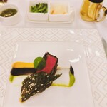 The Backyard - 和牛のテンダーロイン。ピーマンソース