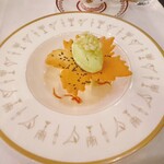 The Backyard - サヤインゲンのパフェ。