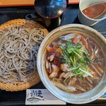 粗挽きそば 手打ち 日本橋福田雅之 - 【2026/1】ちょい鴨せいろ(粗挽きそば・小)