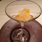 ルカンケ - みかんジュレ、みかんソルベ、みかんのかき氷