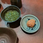 ほていさん - メカブ、あん肝