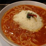 はらっぱ - 赤唐トマトソースのボロネーゼ