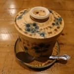 鶏創作 季浰拘 - 茶碗蒸し♪蓋開ける前(*´σｰ｀)