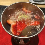 眞善美 - 四川デザート　蒟蒻ゼリー　紅ほっぺ　黒蜜