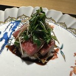 眞善美 - 宮﨑牛　シャトーブリアン　富田林の海老芋ペースト　秋田三関芹