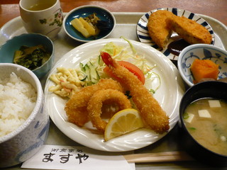 Masuya - ミックスフライ定食
