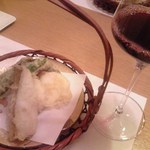 天ぷら&ワイン 芦屋 いわい - 天ぷらとワイン♪