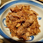 たん焼 忍 - 生姜煮　とても美味しい！　ご飯にもビールにもお酒にも合う旨さです