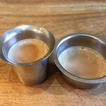 南インド料理 レジナ - やはり食後のチャイは良いですね〜