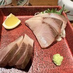 そばと天ぷら 石楽  JOINUS横浜店 - 寒ぶりのお造り