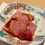 和 のぎ - 【本鮪 辛子醤油】