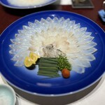 ふく処 信剣 - てっさ（ふぐ刺し）