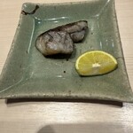 鮨みやもと - ノドグロ一夜干し炭火