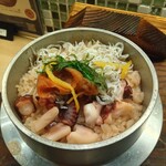 牛たん日和 - タコと梅干しの釜めし