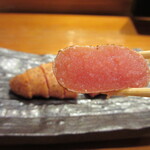 魚虎 - 良質の無着色明太子