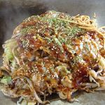 Okonomiyaki Hiroshima - 肉玉そばシングル700円、あさりトッピング189円☆（第三回投稿分①）