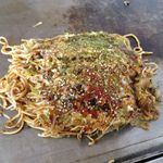 Okonomiyaki Hiroshima - お好み定食（そばorうどん）880円☆（第二回投稿分①）
