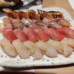鮨 さかな - うなぎ＆アジ＆中トロ＆鯛