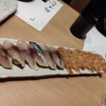 鮨 さかな - しめ鯖＆エビ