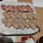 鮨 さかな - カンパチ＆メジナ＆平目