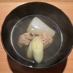 石葉 - 鍋：天城軍鶏 丸大根 白葱