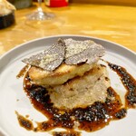 渡辺料理店 - ⚫「フォアグラのポワレ トリュフソース」