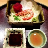 日本料理 太月 - 大間の鮪  車海老