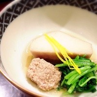 日本料理 太月 - 海老芋  鴨団子  京水菜