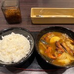 ＣｏＣｏ壱番屋 - ローストチキンスープカレー（ご飯の量普通）