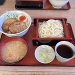 松よし - 炙り焼きチャーシュー丼セット1300円