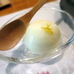 和酒おのろじ - ゆずシャーベット